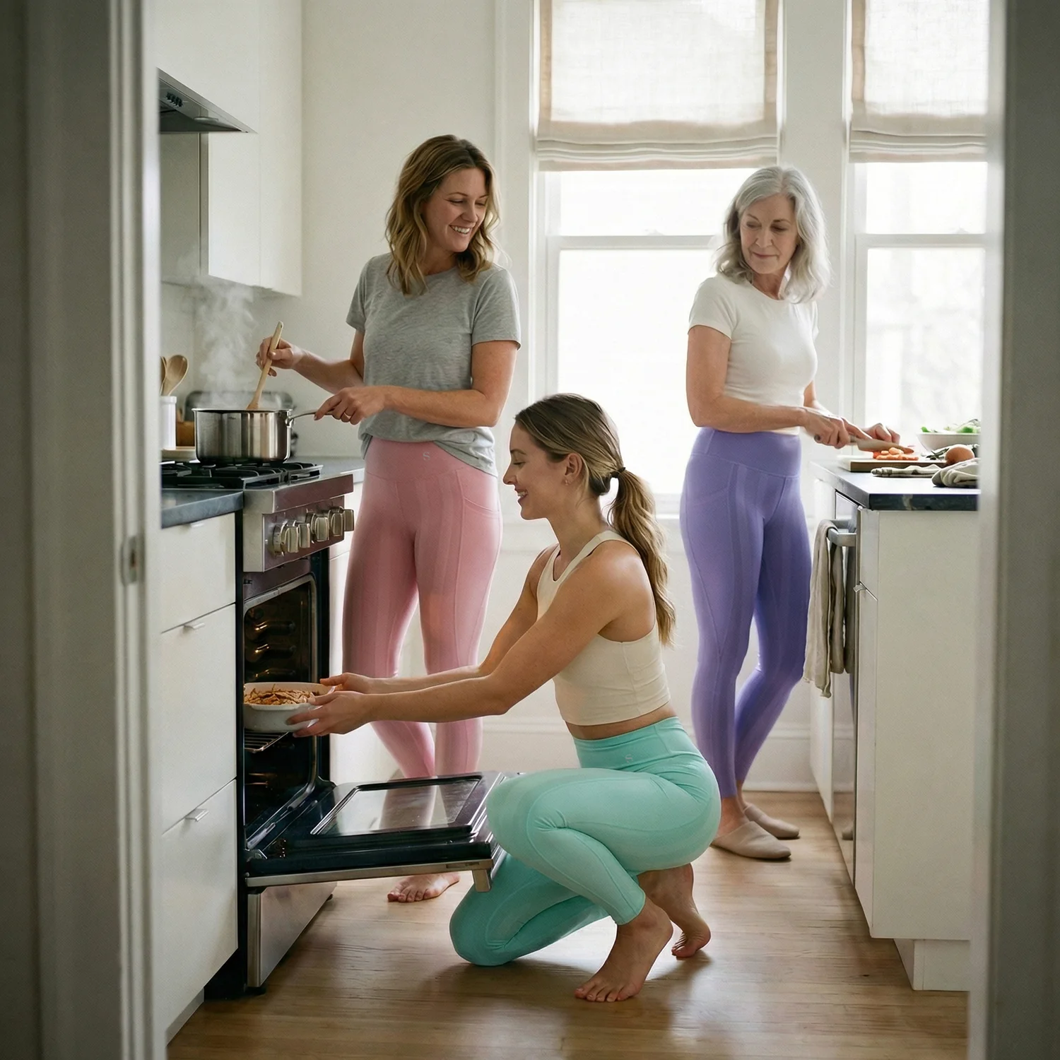 1 x Resistance Band Leggings - Spring Colors - Image 24