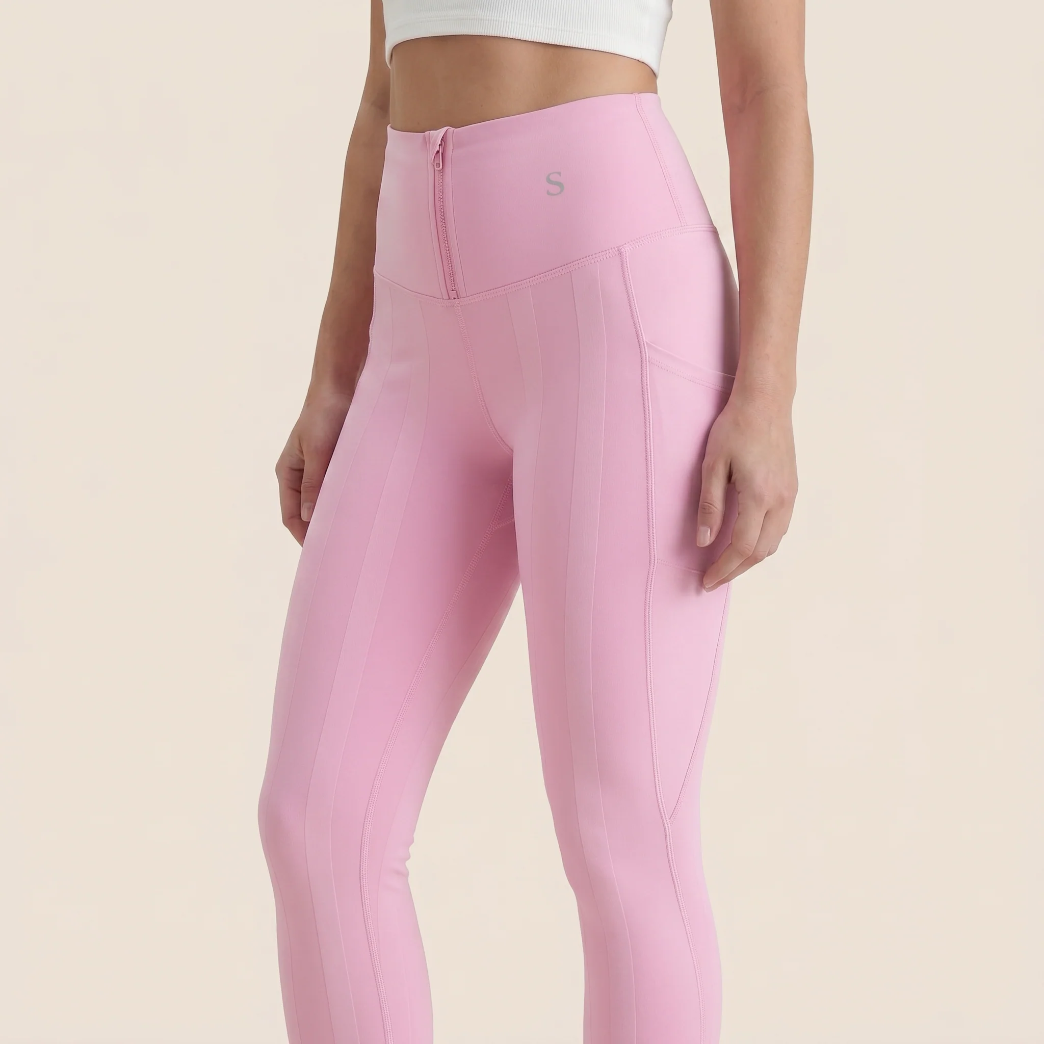 Corset Resistance Band Leggings - Spring Colors - Image 5