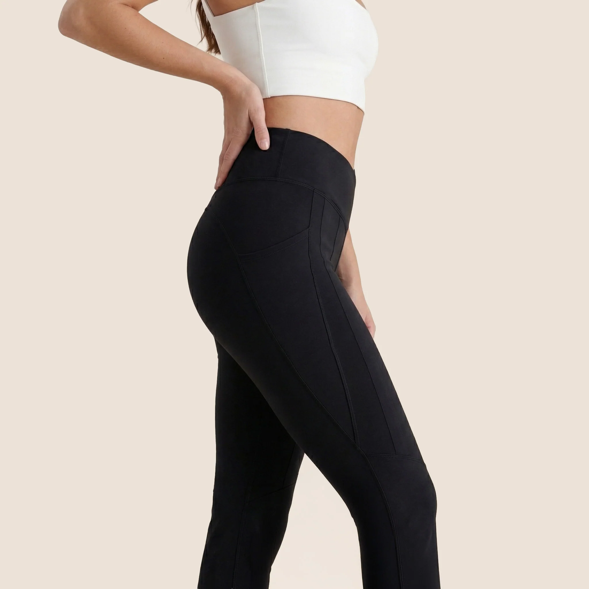 Flared Resistance Band Leggings - Image 4